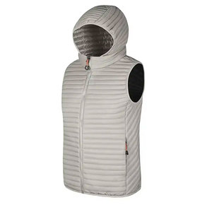 Alta calidad invierno cálido personalizado tamaño grande Casual suelto sólido sin mangas hombres chaleco acolchado tela de lona ropa exterior Reversible - Product Image 1