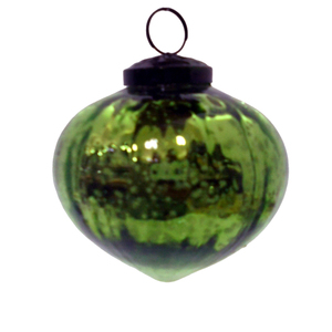 Décorations de pendentifs de Noël personnalisées Boules de verre vintage Ornements de boules de Noël décorées - Product Image 1
