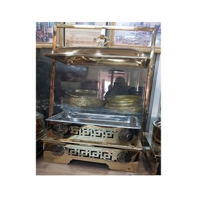 Luxurious Handmade Stainless Steel Chafing Dish Food Warmer Dinnerware Sets Freezer Safe 4-Piece ELEGANT DESIGNS Supplier New - Product Image 1