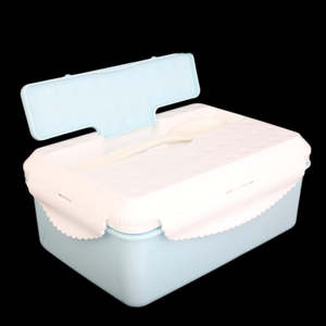 <b>Lunch</b> <b>Box</b> With Spoon - Blue - Product Image 3