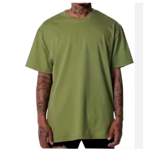 Venta al por mayor de camisetas de talla grande 100% algodón con serigrafía personalizada para hombre estilo informal de gran tamaño anti-pilling directo Bangladesh - Product Image 1