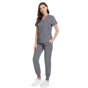Ensembles d'uniformes infirmiers personnalisés de haute qualité pour femmes, vente en gros de blouses d'infirmière, blouses d'hôpital d'été, uniformes respirants - Product Image 1