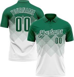 Polo sublimado personalizado 2025 para hombres y mujeres, ropa deportiva transpirable de secado rápido, ropa de proveedor a granel OEM - Product Image 2