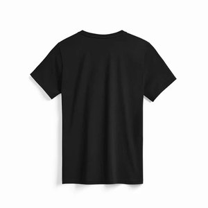 Camiseta unisex de alta calidad con diseño de gran tamaño, camiseta Vintage de peso pesado, camiseta negra con estampado en blanco, camiseta personalizada con lavado ácido - Product Image 5