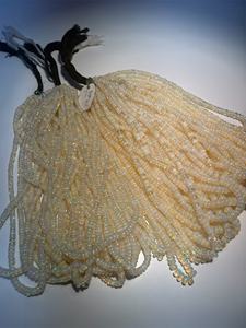 High Quality Ethiopian Opal Loose Gemstones Natural White Rondelle Beads for Jewelry Making and Bulk Wholesale <b>Craft</b> Projects - Product Image 3