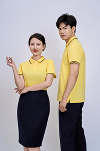 เสื้อเชิ้ตแขนสั้นผู้ชาย FMF เวียดนาม ผ้าฝ้าย 60% โพลีเอสเตอร์ 40% น้ำหนัก 200 กรัม ผ้าไม่ยับ ดูแลง่าย ติดกระดุมด้านหน้า คอปกสีพื้น/ตัดสี - Product Image 3