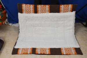 Almohadillas de manta de sillín ecuestre de caballo occidental al por mayor del fabricante indio, diseño colorido de cuero indio hecho a medida - Product Image 6