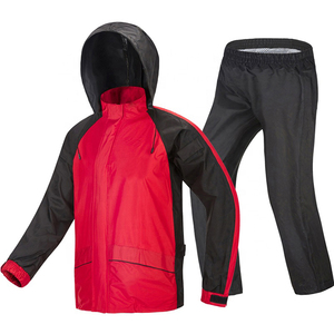 Traje de lluvia a prueba de agua de nailon de alta calidad personalizado con capucha desmontable Hombres Traje de memoria de hombre de alta calidad para invierno - Product Image 3