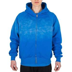 Lavado ácido de alta calidad personalizado 100% algodón mezclado Color sólido todos los tamaños Winter Fleece-Venta caliente sudaderas con capucha para hombres Hecho en Pakistán - Product Image 4