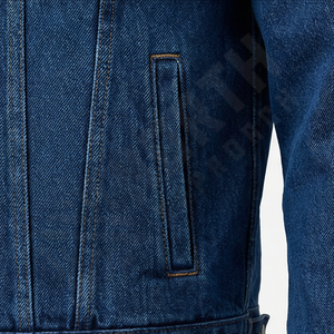 Veste en jean vert olive sur mesure pour homme 2025, tissu respirant de haute qualité, style boutonné, vêtement d'extérieur à séchage rapide pour homme - Product Image 5