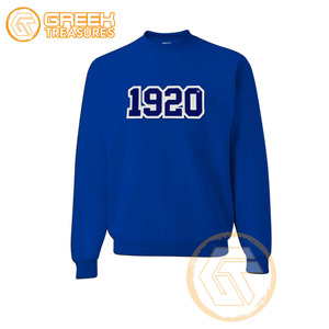 Sweat-shirt à col rond pour femme Zeta Phi Beta, personnalisé et brodé, en molleton de coton, idéal pour l'hiver – Vêtements de sororité en gros - Product Image 2