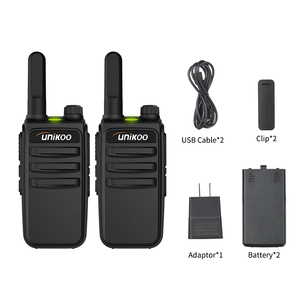 UNIKOO UK232S Taşınabilir Çift Yönlü UHF 400-470MHz Analog Telsiz USB Şarjlı IPX5 Su Geçirmez 0-3KM Menzil 1000mAh Pil - Product Image 6