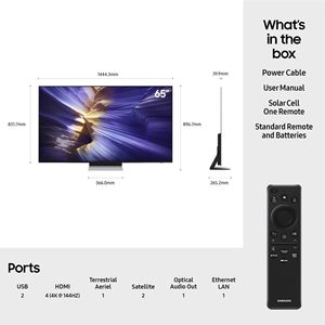 Televisor OLED Inteligente 4K de 65 Pulgadas 2025 con Pantalla de Alta Definición y Frecuencia de Actualización de 144Hz - Product Image 4