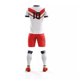 Uniforme de fútbol unisex de poliéster transpirable, kit de entrenamiento deportivo de camiseta de fútbol con servicios OEM de alta calidad, diseños y logotipos personalizados - Product Image 2