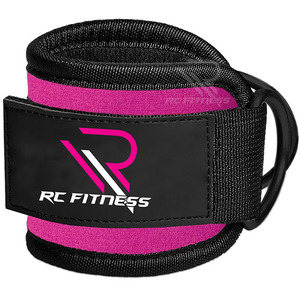 Home Gym Leather Glute Workouts Kickbacks Cuff Attachment <b>Ankle</b> Strap Cable Machine Resistance Bands Hip Abductors - Product Image 6