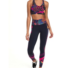 Leggings de Yoga de Cintura Alta para Mujer, Sin Costuras, 100% Poliéster, Transpirables, Resistentes al Viento, Ecológicos, Antibacterianos, de Secado Rápido, con Cordón Ajustable - Product Image 4