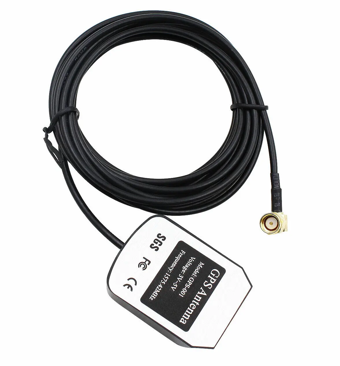 SMA 커넥터가있는 방수 GPS 활성 안테나 스티커베이스 안테나 GPS/GNSS 마그네틱 마운트