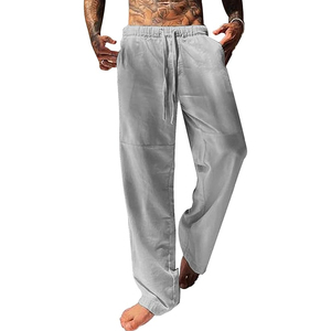 Pantalones de Lona a la Moda para Hombre, Cintura Media, Suaves, Transpirables, Casuales, Ligeros, Diseño de Alta Calidad, Mejor Precio, Pakistán - Product Image 1