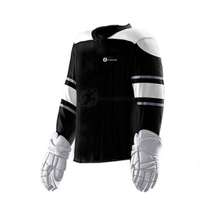 Uniforme deportivo de hockey sobre hielo de poliéster 100% de secado rápido para hombres profesionales, conjunto cómodo con logotipo personalizado y nombre de equipo OEM - Product Image 6