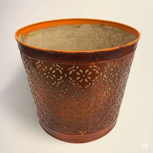 Juego de macetas decorativas coloridas de Metal, macetas de diseño de recortes intrincados para decoración de jardín interior y exterior - Product Image 4