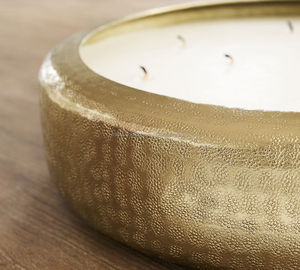 Bougie remplie de cire en métal de haute qualité pour la décoration intérieure mariage et festivals - Product Image 2