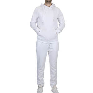 Conjunto Deportivo de Invierno Personalizable para Hombre, Sudadera con Capucha y Pantalones Deportivos de Forro Polar, con Logotipo de Marca Privada, Tejido Transpirable de Secado Rápido - Product Image 1