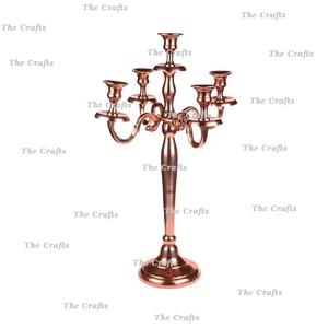 Candelabros de Metal de diseño fabuloso, candelabros de Color negro con lomos de cristal para accesorios de decoración del hogar - Product Image 2