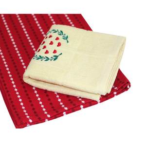 Organic Cotton <b>Kitchen</b> <b>Towel</b> With Eye Catching Embroidered Design 100% Cotton <b>Kitchen</b> <b>Towel</b> Supplier in India - Product Image 6