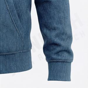 Hoodie surdimensionné élégant pour homme, design vintage délavé avec poche avant, confortable, personnalisable pour l'hiver. - Product Image 6