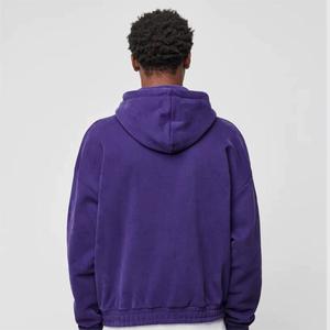 Sudadera de talla grande para hombre, sudaderas con capucha, Jersey, sudaderas con capucha de lana, sudaderas con capucha en blanco de gran tamaño, logotipo personalizado básico, mezcla de algodón - Product Image 3