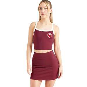 Camiseta Deportiva sin Mangas de Alta Calidad para Mujer, Compresión Atlética, Logotipo Frontal, Secado Rápido, Transpirable, Ropa Deportiva Informal de Verano - Product Image 1