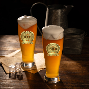 Juego de Vasos de Cerveza de 15 oz, Regalo para el Día del Padre con Posavasos de Bambú y Abridor de Botellas - Product Image 4