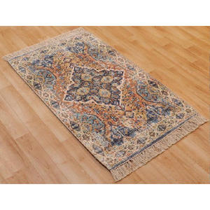 Alfombra Tejida 100% Algodón Natural Ecológica Lavable Clásica de Pelo Medio Estampada para Dormitorio y Sala de Estar - Product Image 5