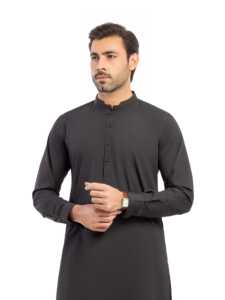 Salwar Kameez pour hommes pakistanais, coupe décontractée, tenue traditionnelle musulmane pour mariage, Eid, Jumma, bureau, affaires - Product Image 2