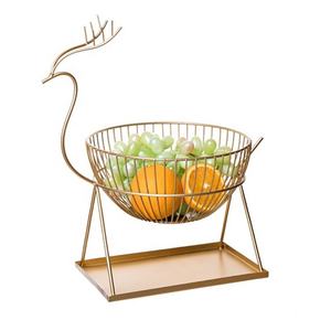 <b>Black</b> Powder Coated Fruit <b>Basket</b> Breakfast Tabletop Decorative <b>Basket</b> Hotel Restaurant Wedding Tabletop Food <b>Storage</b> - Product Image 6