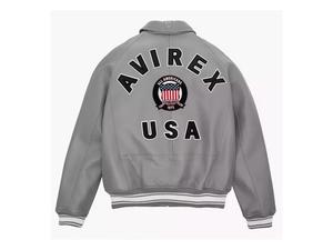 Avirex Hombres de cuero genuino de cuero de vaca Bomber Chaquetas más vendidas hechas a medida Tallas grandes Casual Moda avirex chaquetas - Product Image 2