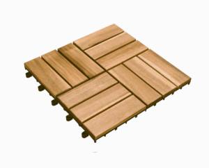 Diseño moderno de Vietnam Acacia Enclavamiento de madera 12 listones Materiales de construcción de cubierta al aire libre impermeables ecológicos - Product Image 5