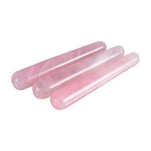 คริสตัลบำบัดที่มีประสิทธิภาพมากที่สุด Rose Quartz ไม้กายสิทธิ์นวดเรียบสำหรับการรักษาและการทำสมาธิ - Product Image 6