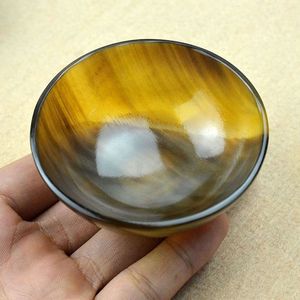 Bol en corne naturelle sculpté et artisanal pour fruits et décoration intérieure Style animal poli et religieux Artisanat naturel artisanal - Product Image 2