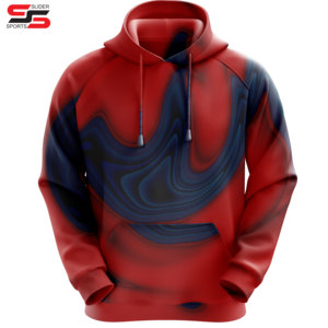 Sudaderas con capucha personalizadas Sublimación Sudaderas con capucha de lana pesada 100% Poliéster para deportes - Product Image 1