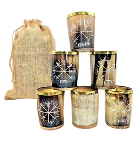 Vaso de cerveza de cuerno duradero, taza vikinga, vaso para beber cerveza, vaso para beber, taza para café, vaso para chupitos de Crescent Crafts - Product Image 3