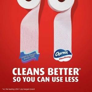 CharminUltra Strong <b>Toilet</b> Paper <b>24</b> Mega <b>Rolls</b>, 220 Sheets Per <b>Roll</b> - Product Image 4