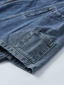 เสื้อเชิ้ตเดนิมผู้ชาย แขนยาว ผ้าบาง นุ่ม 100% ผ้าฝ้าย มีกระเป๋า ทรงเข้ารูป ยืดหยุ่นเล็กน้อย สไตล์ลำลอง เสื้อเชิ้ตเดนิมสั่งทำพิเศษสำหรับผู้ชาย - Product Image 6