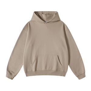Sudadera con capucha personalizada al por mayor para hombre, corte holgado, con estampado, para minoristas de ropa deportiva estadounidenses, con tejido de felpa francesa. - Product Image 4