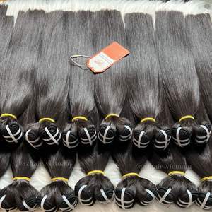 Extensiones de cabello de trama recta de hueso sedoso Color natural Longitud 14 16 pulgadas Cabello humano real SDD Precio al por mayor - Product Image 1