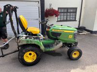 Cortacésped John Deere X940 al por mayor, motor de 4 tiempos de 173 cc, caja de recogida de césped inalámbrica de 100 L, chasis de acero antideslizante, 5.5 HP