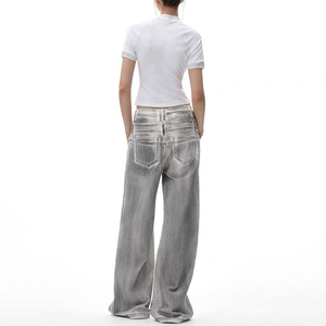 Jeans surdimensionnés pour hommes grande taille tenue décontractée confortable mode pantalon ultime vente en gros production de jeans en vrac - Product Image 4