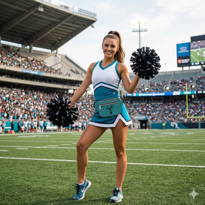 Glitter PU Customized Fanny Pack Cheer Embroidered Waist Bag Durable Sports Belt Bag with <b>Adjustable</b> <b>Strap</b> For Cheerleaders - Product Image 6