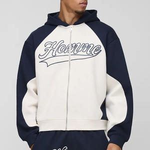 Chándal de algodón 100% con capucha de invierno estampado personalizado de dos piezas OEM directo de fábrica de la mejor calidad y superventas - Product Image 3