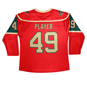 Maillots de hockey sur glace vierge de qualité supérieure OEM prêts pour les personnalisations avec un prix bas à la commande en gros ensembles d'uniformes de hockey sur glace personnalisés - Product Image 4